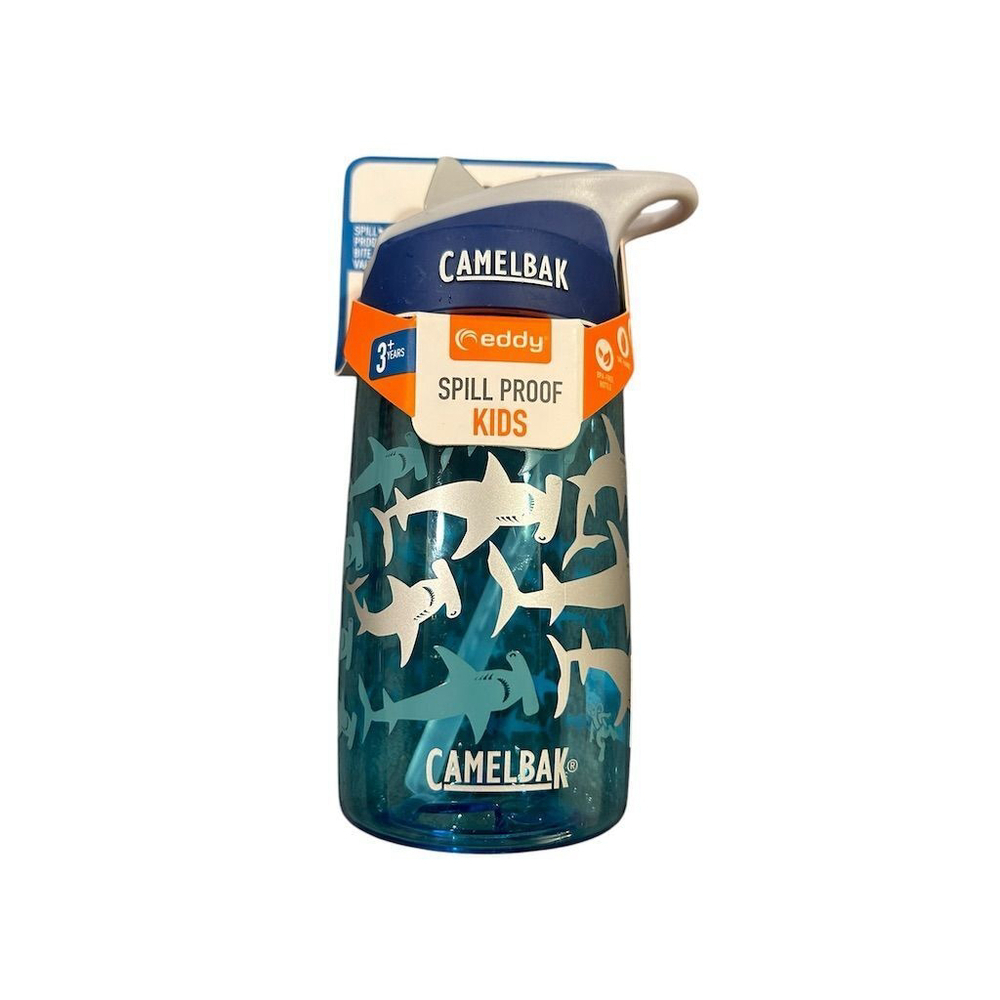 CamelBak Kids Water Bottle 12 oz Eddy Shark Flip Straw NEW